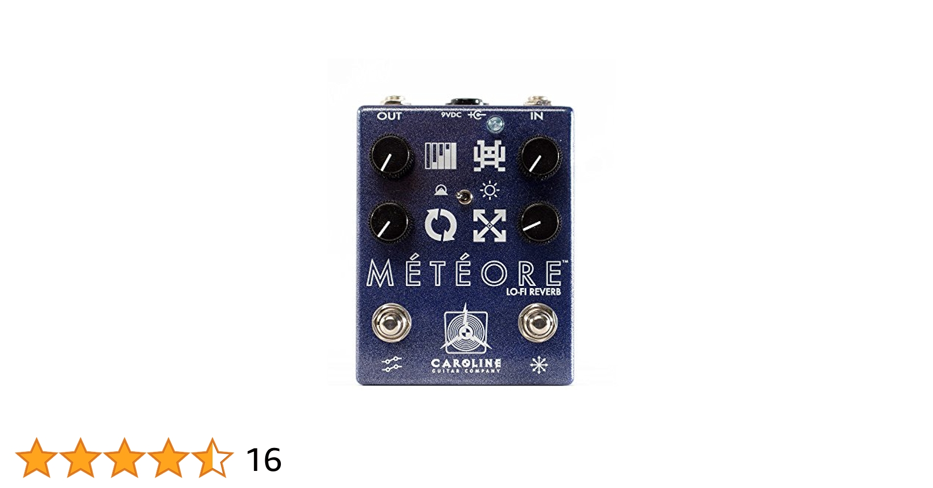 Caroline METEORE Lo-Fi Reverb リバーブ Amazon.com: Caroline Guitar Company Météore Lo-Fi Reverb